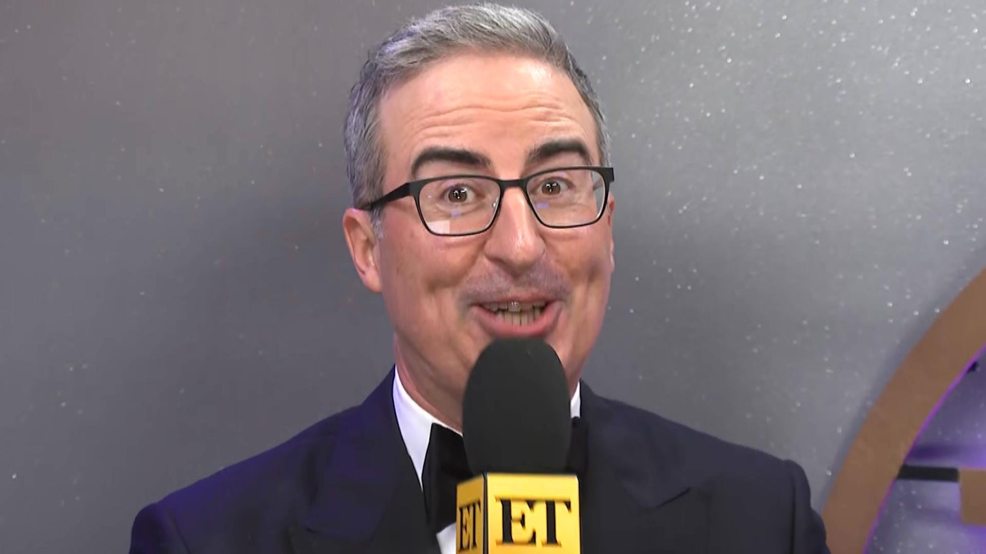 John Oliver’s Kids Aren't Allowed to Touch His Emmys Because They’ll Use Them as Weapons (Exclusive)